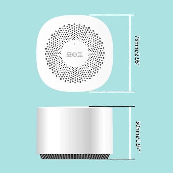 Luftkvalitetsmätare Telefon App Övervaka Co2 Formaldehyd Tvoc Koldioxid Temperatur