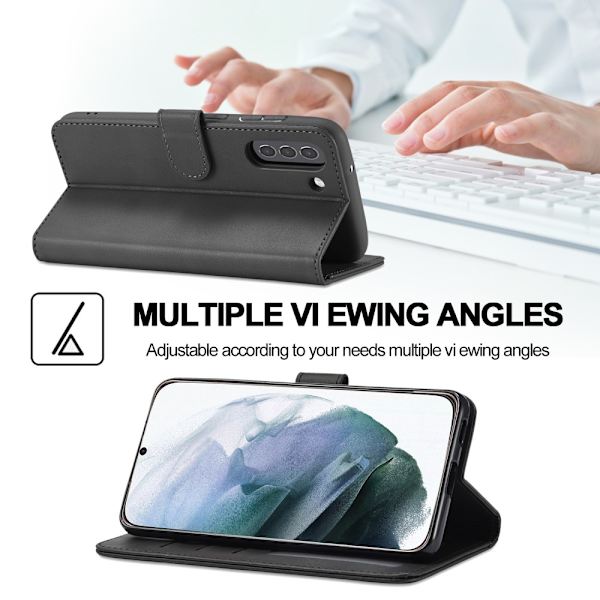 LC.IMEEKE Langaton CarPlay -sovitin Samsung Galaxy S21 FE:lle, musta