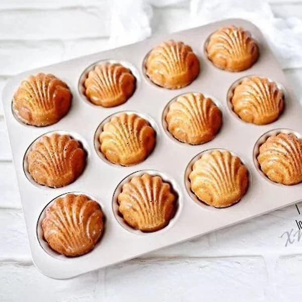 Kakformar 12 Håligheter Non-stick Madeleine Kakformar