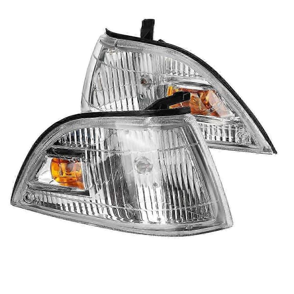 1 par bil front hjørnelampe blinklys for Corolla EE90 AE90 1989 1990 1991 1992 White