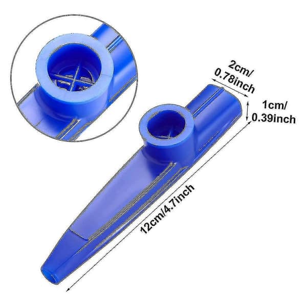 25-pack Plast Kazoo Instrument Med Kazoo Membran