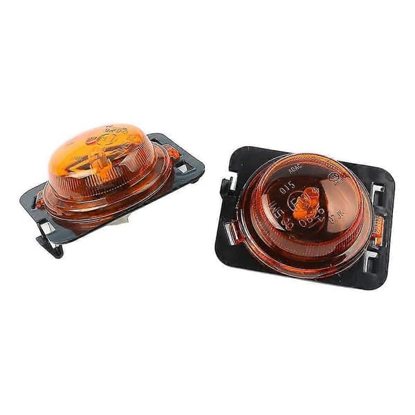 Pærer Side Frontlampe Blinklys for Wrangler-JK 2007-2015 Halogen Marker Sidelys Clearance Black
