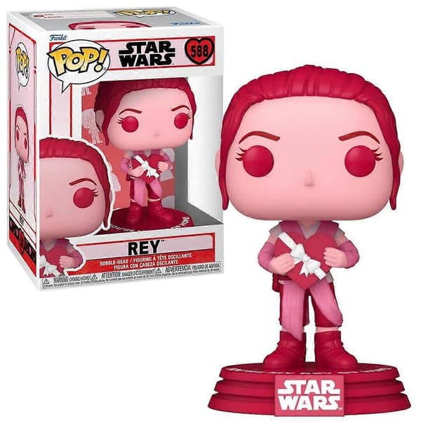 Rey (Ystävänpäivä) Pop! Star Wars Vinyylihahmo Multicolor One Size