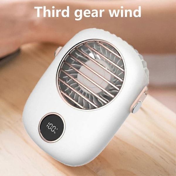 Kannettava Mini LED digitaalinen kädessä pidettävä tuuletin