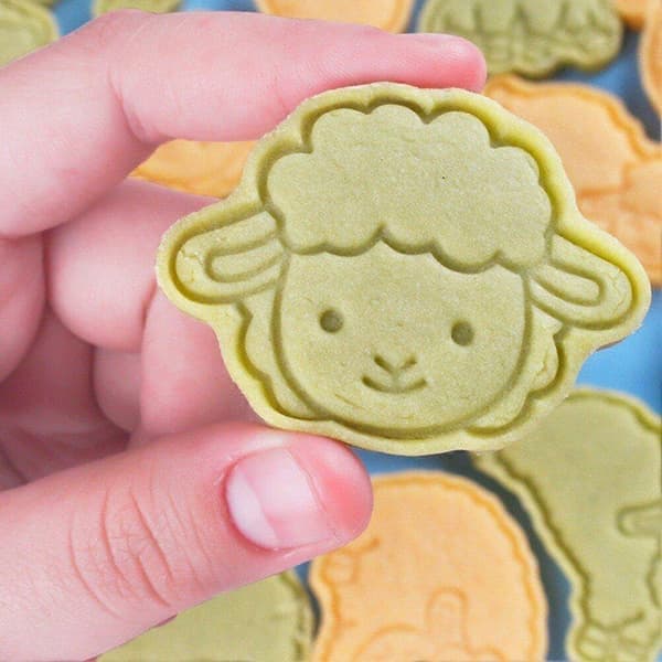 8 stk. Sauekjeksform 3D Plast Tegneserie Kjekspresseform Baking Fondant Kakekutter Eid Mubarak Festform