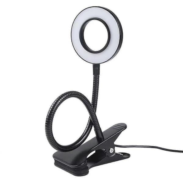 Clip-on Ring Light Selfie LED Fyllnadsljus Clip-typ Skönhetsljus