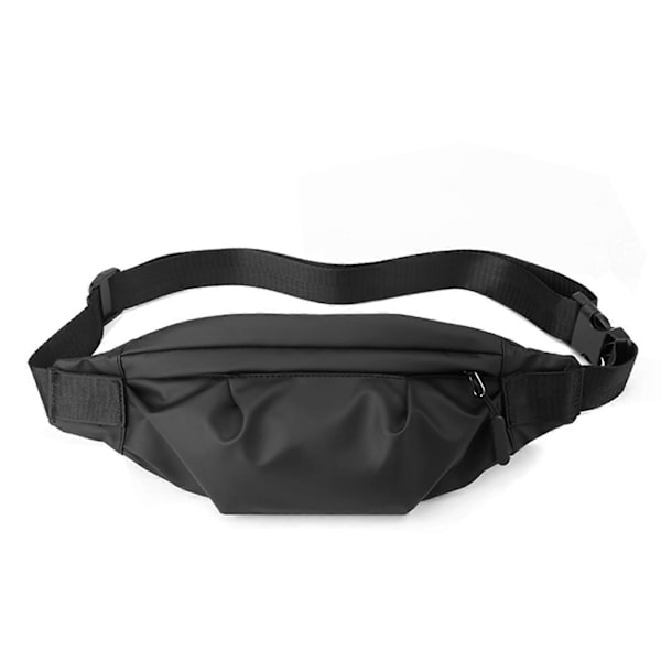 Crossbody Vyölaukku Nyloninen Vyölaukku Muodikas Trendikäs Matkavyölaukku Suuri Urheilukassi Teini-ikäisille Aikuisille Rintalaukku Harmaa Black