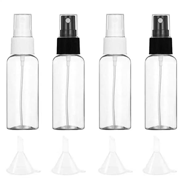 1 Set Bärbara Påfyllningsbara Sprayflaskor Set Plast Ansiktskräm Lotion Kosmetisk Behållare Hem Resa Tomma Spray Påfyllningsflaskor~02233