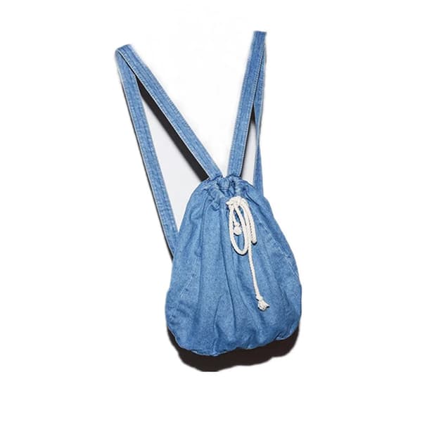 Denim Camp Bag Vintage Jeans Ryggsäckar Väskor Stor Storlek Skolväskor Denim Resväskor Koreansk Stil Väskor Drop Shipping~03074