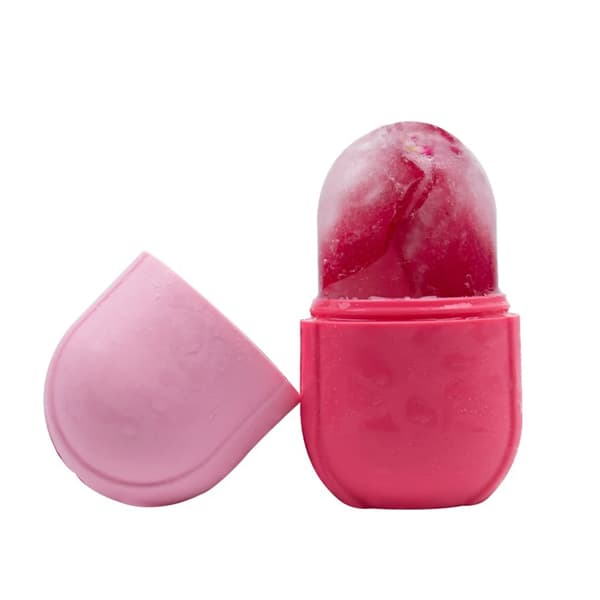 Silikone isterningbakker forme ansigtsløftende rulle ansigtskropsmassager isboldforme ansigtsmassager ansigtsrulle reducerer akne~00799