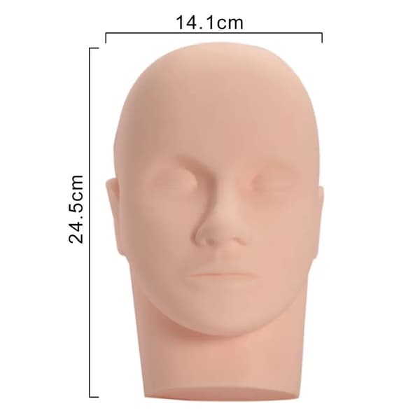 Øyevippe trening podet mannequin hode sminke øyevippe hode transplantasjon praksis øyevippe extensions modell verktøy~04012