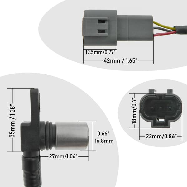Passer til Suzuki auto reservedele krumtapaksel positionssensor 32220-77E00 5S1694 CKP2086~01688