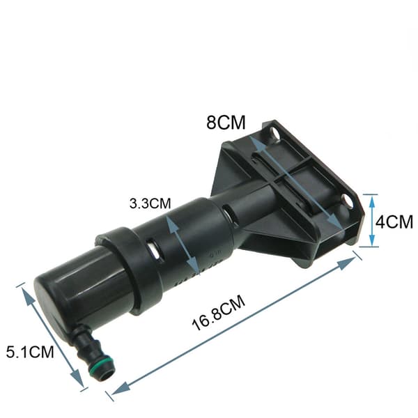 Passer til Audi A6 C5 frontfanger bil frontlykt spylesprøyte 4Z7955979~01106