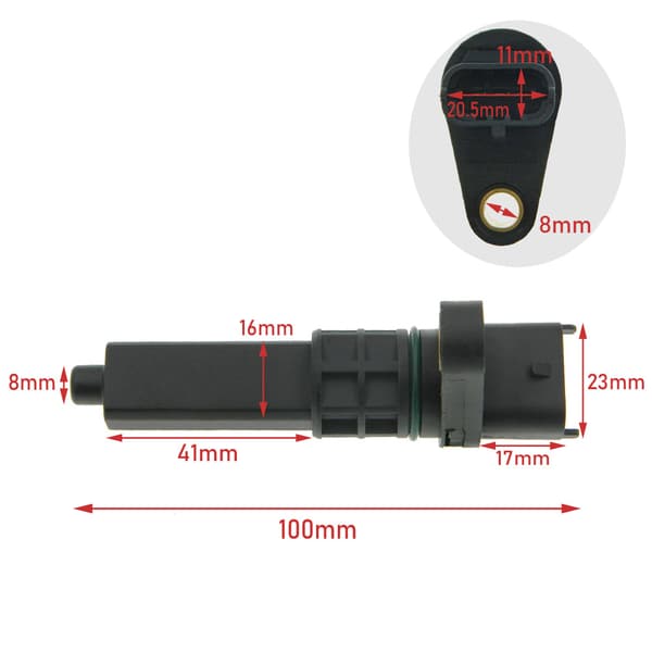 Passer for Chevrolet 2012-2018 bildeler kilometerteller hastighetssensor 94702689~01543