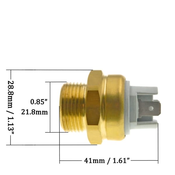 Lämplig för Peugeot Ford bil temperatur switch / fläkt switch 1264.20 77FB8B607A3A~01122