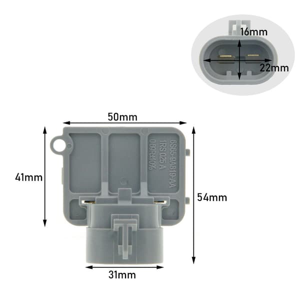 Passer til Ford blæsermodstand 6S65-9A819-AA 2S65-9A819-BB 6S659A819AA~01632