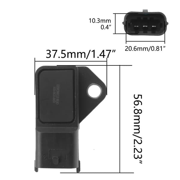 Passer til Buick Cadillac tryksensor 0261230101~00228