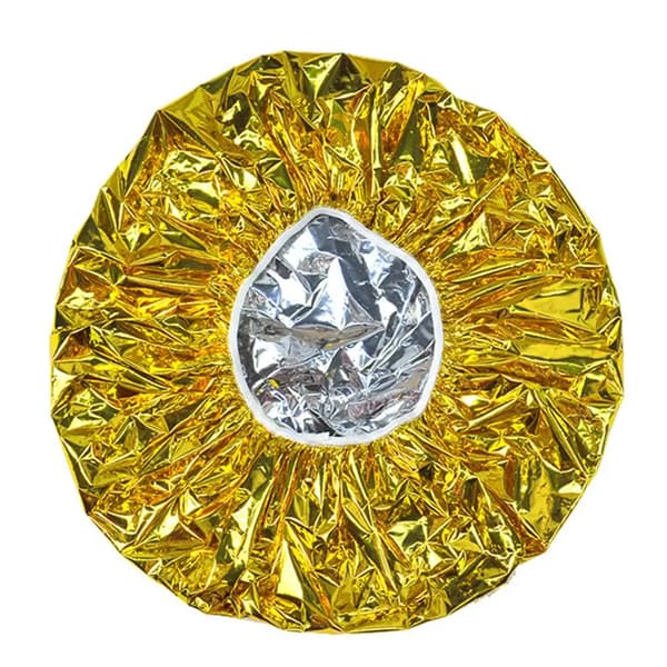 Vanntett Varmeisolasjon Aluminiumfolie Hatt Engangs Spa Hår Salong Dusjhette Badehette Dusj Baking Olje Hårhette~03368