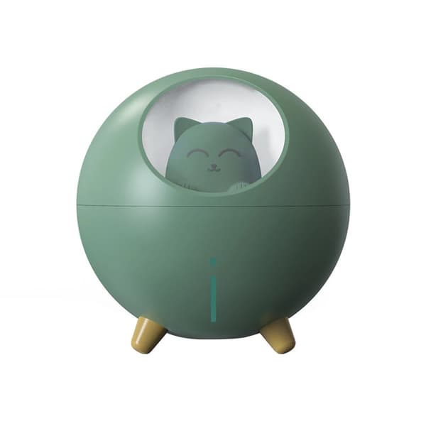 Aromaterapi Spray Luftfugter til Hjemmet Sød Kæledyrs Planet Kat LED Natlys Ultralyd Aroma Æterisk Olie Diffuser~04133