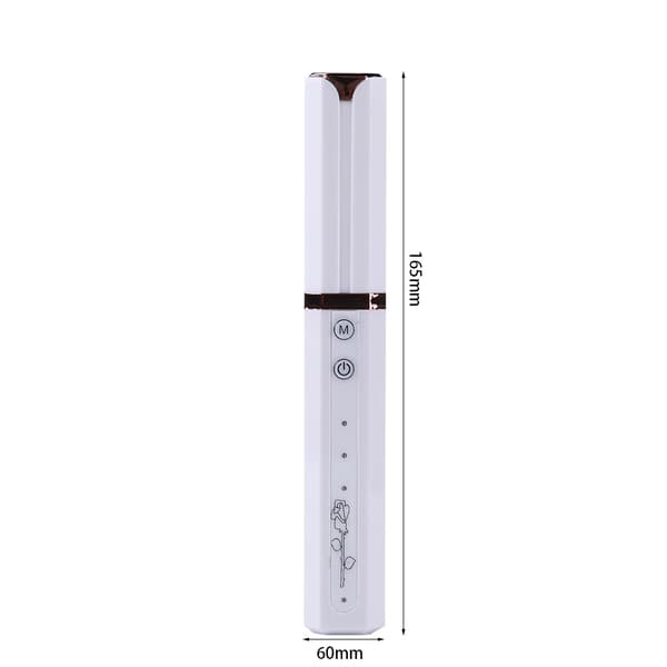 Bærbar USB-oppvarmet øyenvippebøyer 3 temperaturmoduser for oppvarming av naturlig øyenvippebøyer Langvarig øyenvippekrølling~03636