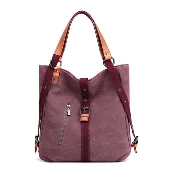 Ryggsäck Dam Canvas Axelväskor Ryggsäckar med Stor Kapacitet Resväskor Plånböcker och Handväskor Multifunktionell Damväska Mochilas~10314