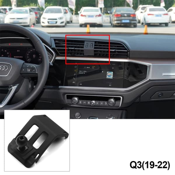 Dedikerad telefonhållare monteringsfäste för samlokalisering Audi A1 A3 A4 A5 A6 Q3 Q5 Q7 2016 2017 2018 2019 2020 2021 2022~01780