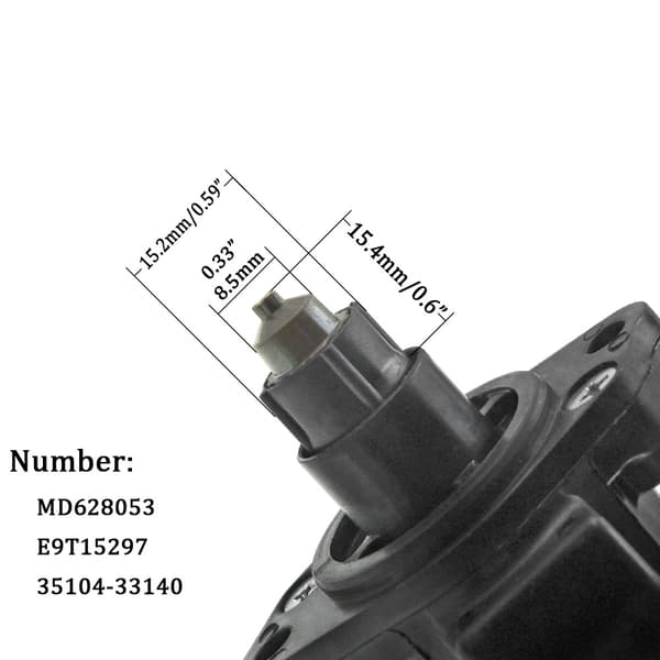 Passer til Mitsubishi Dodge tomgangsreguleringsventil MD628053 MD614282 MD614381~00095