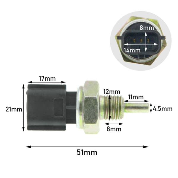 Velegnet til Renault auto reservedele kølevandstemperatursensor 226300717R 226307034R~01574
