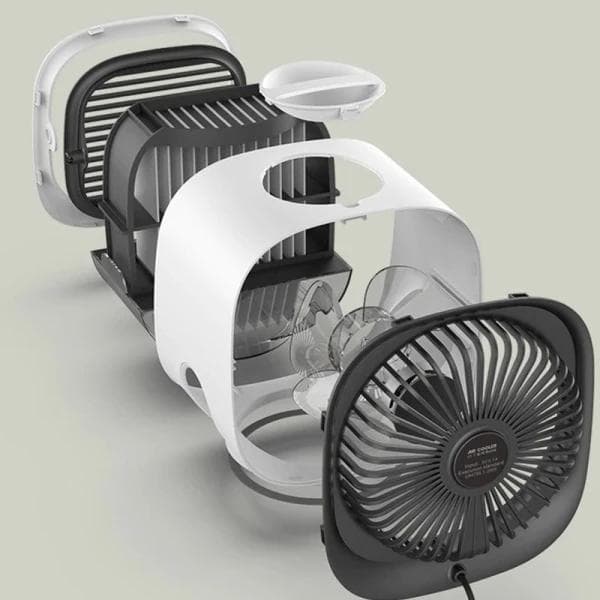 Moderne Mini Luftkøler USB AC / Ventilator Luftfugter - Grøn Grøn (Bruges via USB-strømforsyning)