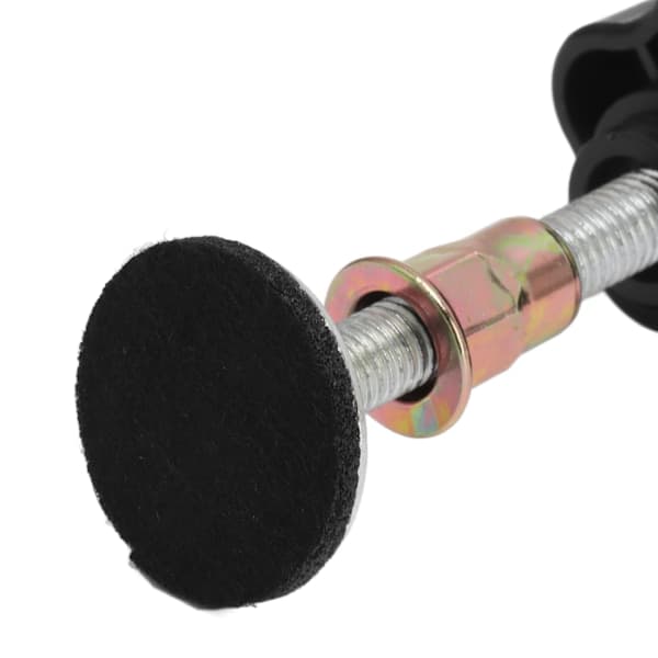 2 STK Skuffefront Installationsclips Elektrostatisk Sprøjtning Skabsfront Installationsclips til Skuffe Sort