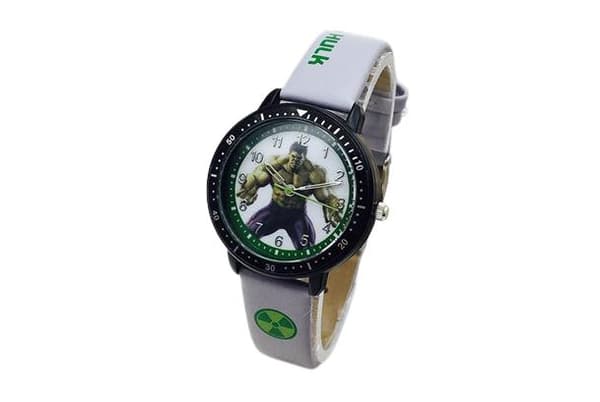 Barnklocka grå hulk analog armbandsur plastarmband klocka hulk