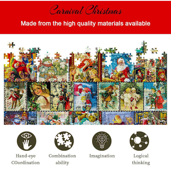Pussel DIY adventskalender jul 24 dagars set