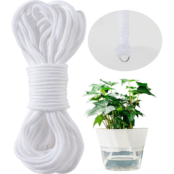 Vanningssnor 8mm 10m laget av polyester og bomull