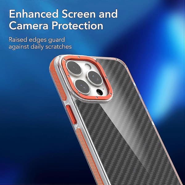 Tvåfärgat Kolfiber Skal för iPhone 14 Plus