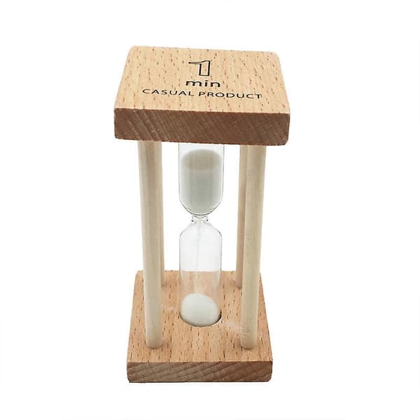 Træ Timeglas 30 Sekunder+1+2+3+5+10 Minutter Timer Sæt Brugerdefinerede Håndværks Ornamenter 6 stk