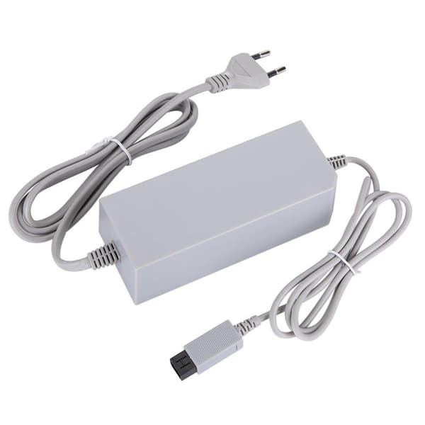 Kompatibel med Nintendo Wii strömadapter grå