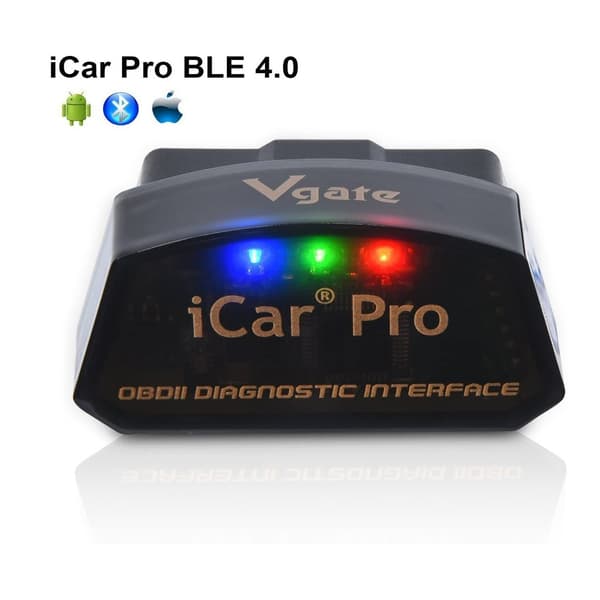 Icar Pro Ble 4.0 Obd2 Diagnostisk Værktøj Fejlkodelæser Obdii Kompatibel Biladapter Tjek Motorlys til Ios, Android og Windows null ingen