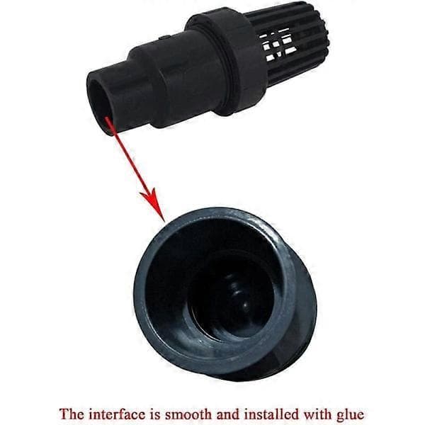 Fotventil backventil med kulansug 25 32 40 mm backventil sil poolpump pvc backventil (innerdiameter 40mm)