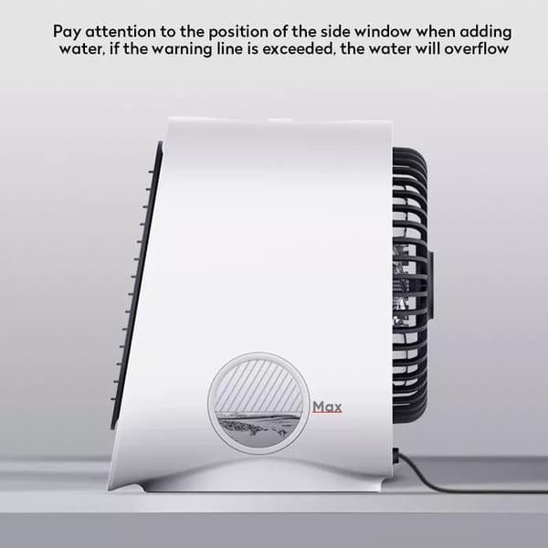 Moderne Mini Luftkøler USB AC / Ventilator Luftfugter - Grøn Grøn (Bruges via USB-strømforsyning)