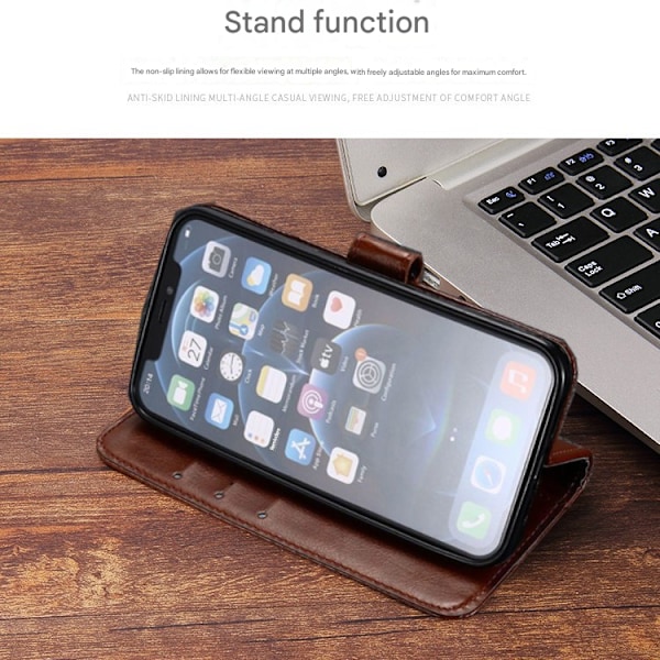 iPhone 11 - Wallet Case - Blå Blå Blå Blå