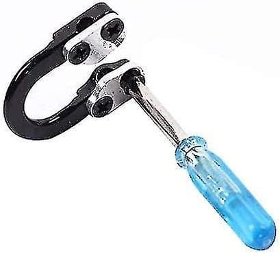 2-pack Bågskytte D Loop Compound Bow Metall D Loop Metall D Ring Spänne Release Nocking Loop Med Skruvmejslar För Jakttillbehör