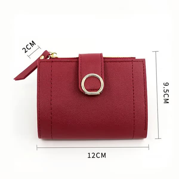 Kort Damplånbok Dam Clutch Grön Grön Green