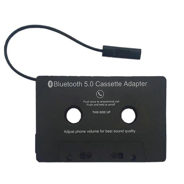 Bluetooth 5.0 Bil Audio Stereo Kassettbandadapter till Aux för iPhone iPod MP3