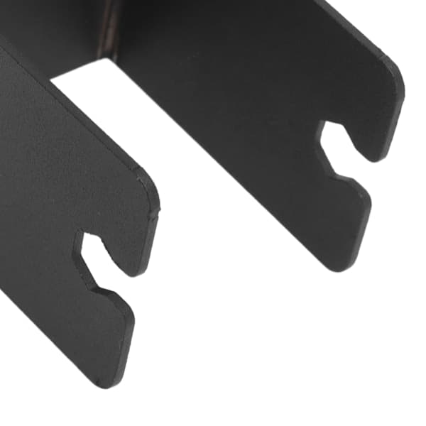 2 STK Skuffefront Installationsclips Elektrostatisk Sprøjtning Skabsfront Installationsclips til Skuffe Sort