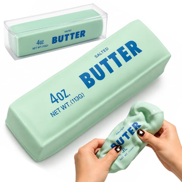 Sprød smør Squishy Stick ASMR Langsomt stigende perlefyldt klemme skrivebordsdekoration Gaver til voksne (budding) Budding Pudding