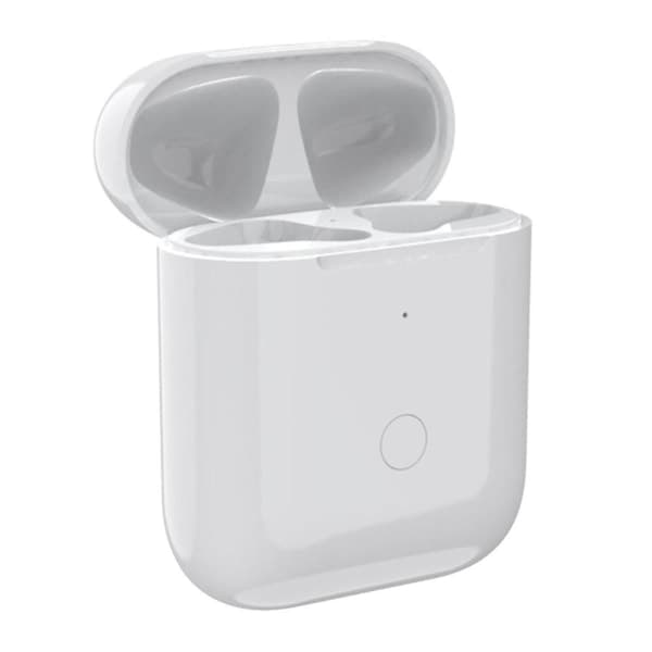 Trådlöst fodral för Airpods 1 2, ersättning för AirPod 1/2 generation, stöder Bluetooth-parning