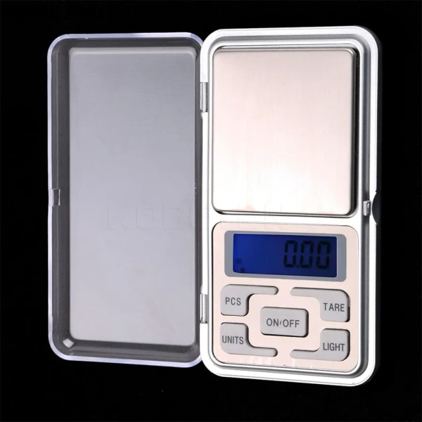 0,01g/200g Mini Digital fickvåg LCD-skärm för viktning 100gx0.01g