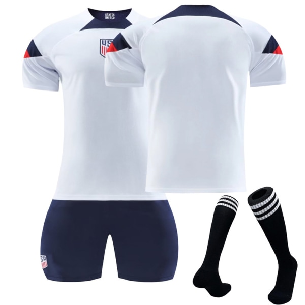 22-23 World Cup America Home Fotbollströja Träningsdräkt Unnumbered XL