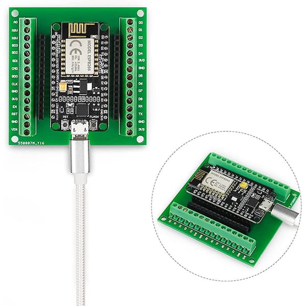 2 STK. ESP8266 Breakout Board GPIO 1 til 2 til ESP8266 ESP-12E NodeMCU udviklingskort