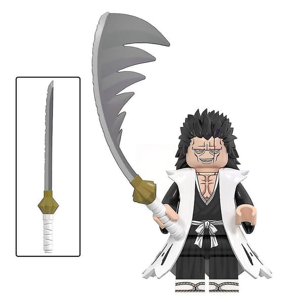 8-pack Bleach Minifigur Modellbyggstenar Leksak Dekoration Barnfödelsedagspresent